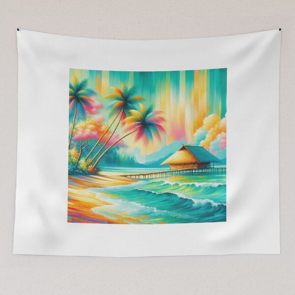 Item preview, Classic Car Awaits by Poolside at Dusk's Embrace designed and sold by freackly.