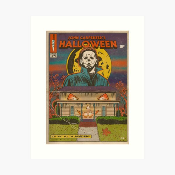 Aperçu de l'œuvre Halloween (John Carpenter) créée et vendue par Nache Ramos.