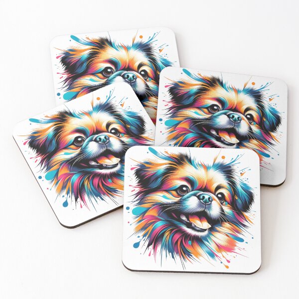 Item preview, Cute Pekingese Dog | Vibrant Pop Art designed and sold by TheMostLikely.