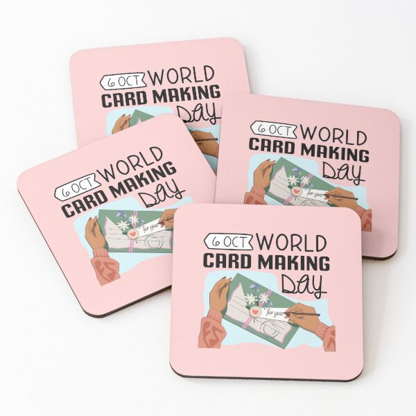 Item preview, 6 October World Card Making Day - Wacky Holidays designed and sold by ChemicalXShop.