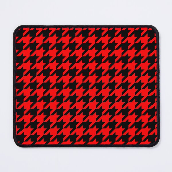 Item preview, Red Black Houndstooth Pattern Design designed and sold by PatternTitan.
