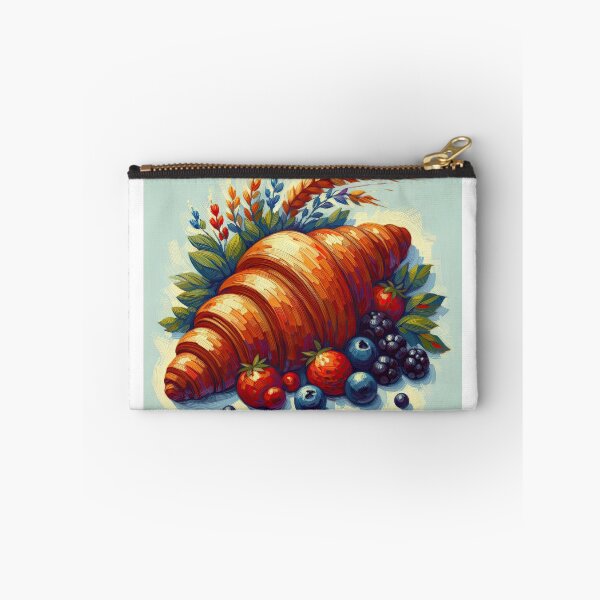 Item preview, Croissant Impressionism Art Style designed and sold by artofuniverse.