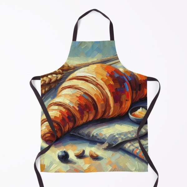 Item preview, Croissant Impressionism Art Style designed and sold by artofuniverse.