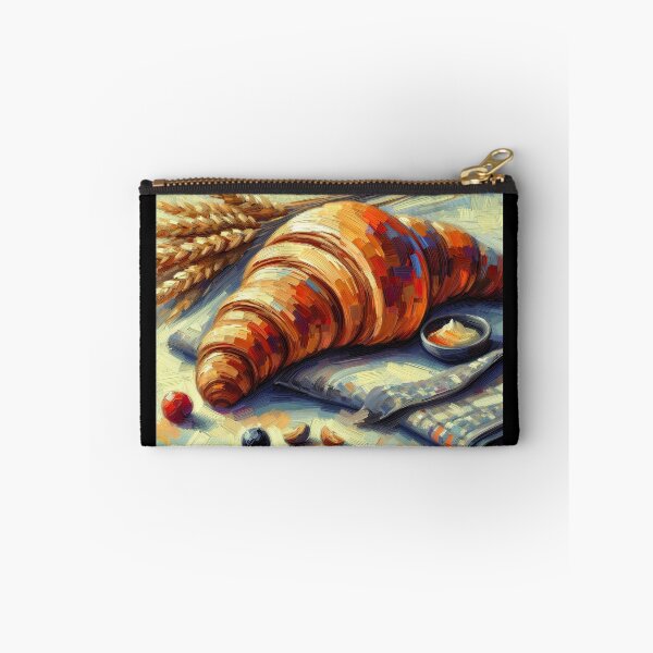 Item preview, Croissant Impressionism Art Style designed and sold by artofuniverse.