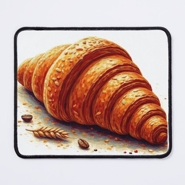 Item preview, Croissant Impressionism Art Style designed and sold by artofuniverse.