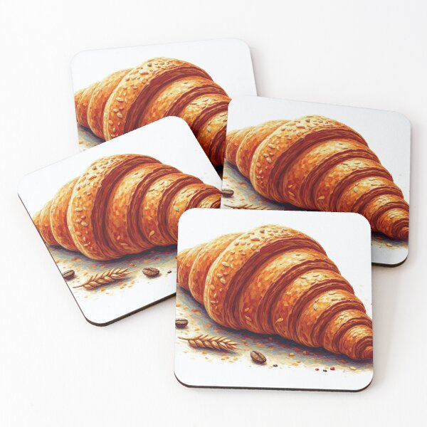 Item preview, Croissant Impressionism Art Style designed and sold by artofuniverse.