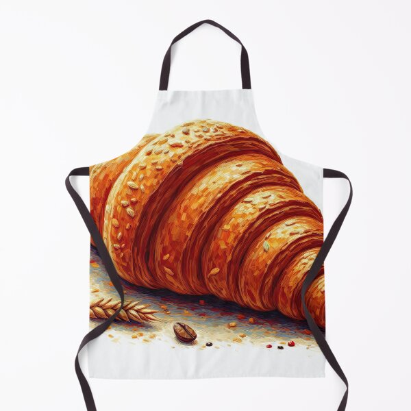 Item preview, Croissant Impressionism Art Style designed and sold by artofuniverse.