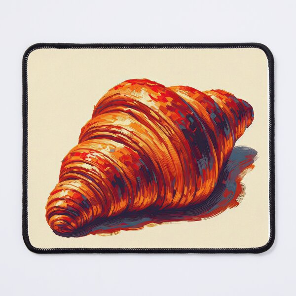 Item preview, Croissant Impressionism Art Style designed and sold by artofuniverse.