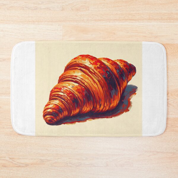 Item preview, Croissant Impressionism Art Style designed and sold by artofuniverse.