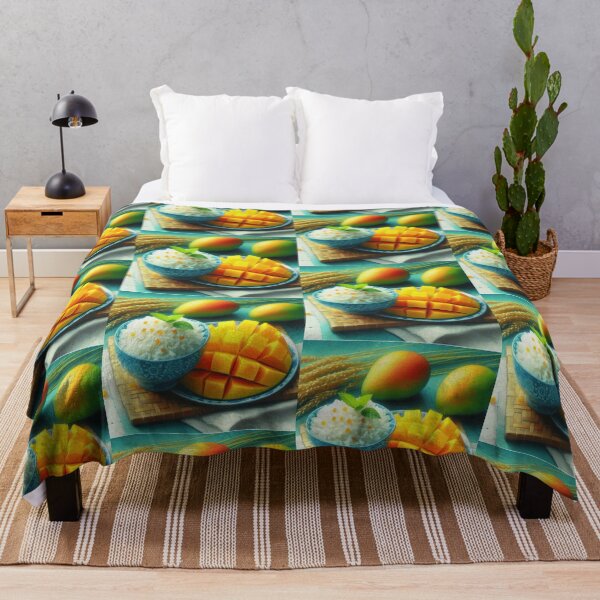 Item preview, Mango Sticky Rice Impressionism Art Style designed and sold by artofuniverse.