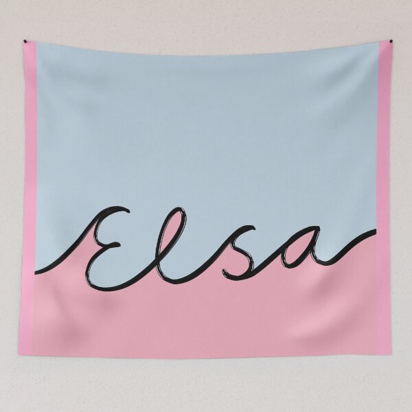Item preview, ELSA - Names art BLUE and PINK designed and sold by HawaiiSofia.