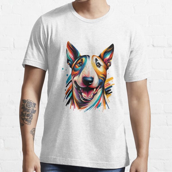 Item preview,  Bull Terrier Painting | Vibrant Pop Art designed and sold by TheMostLikely.