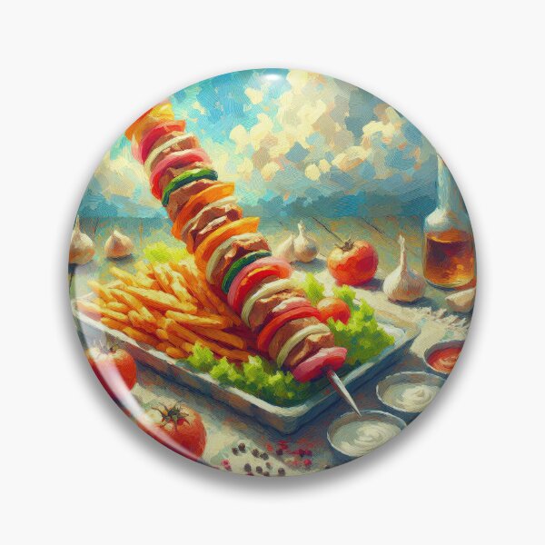 Item preview, Kebap Impressionism Art Style designed and sold by artofuniverse.