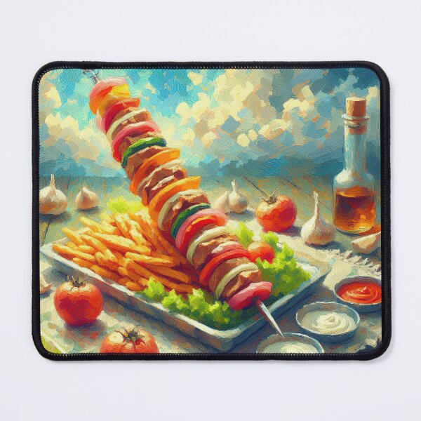 Item preview, Kebap Impressionism Art Style designed and sold by artofuniverse.