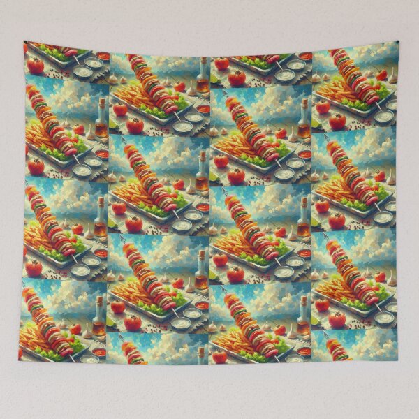 Item preview, Kebap Impressionism Art Style designed and sold by artofuniverse.