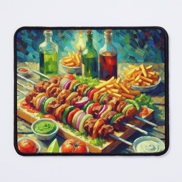 Item preview, Kebap Impressionism Art Style designed and sold by artofuniverse.