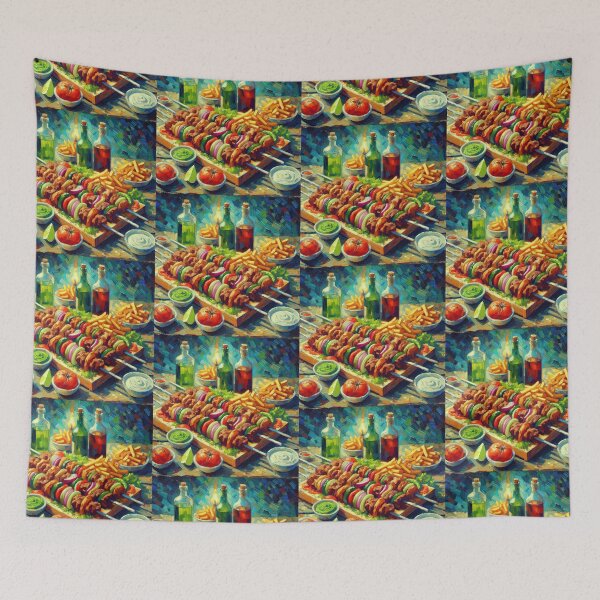 Item preview, Kebap Impressionism Art Style designed and sold by artofuniverse.