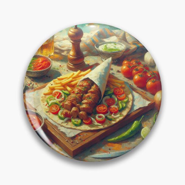 Item preview, Kebap Impressionism Art Style designed and sold by artofuniverse.