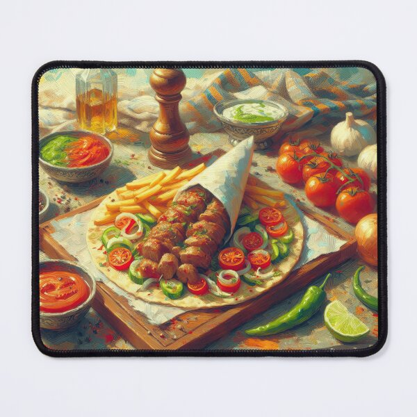 Item preview, Kebap Impressionism Art Style designed and sold by artofuniverse.