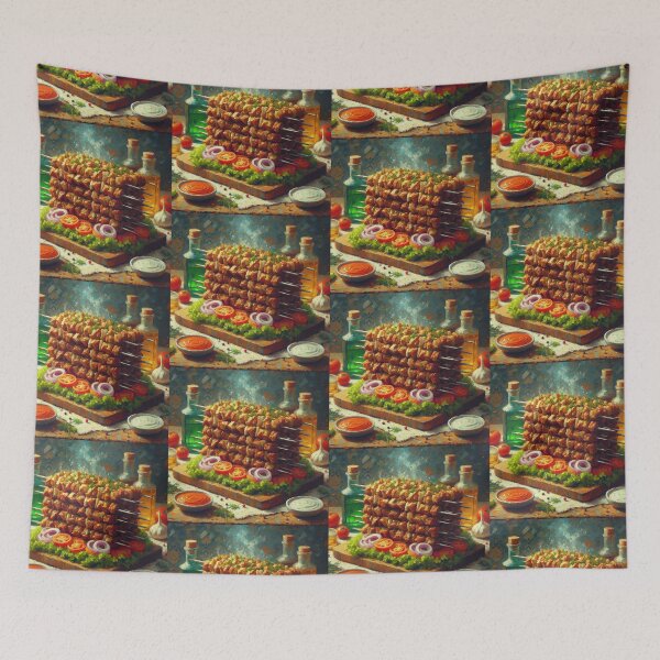 Item preview, Kebap Impressionism Art Style designed and sold by artofuniverse.