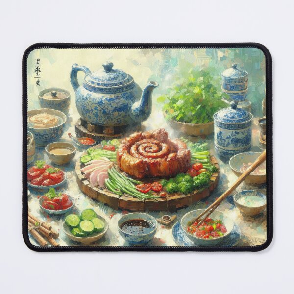 Artikelvorschau, Peking-Schweinefleisch-Impressionismus-Kunststil entworfen und verkauft von artofuniverse.