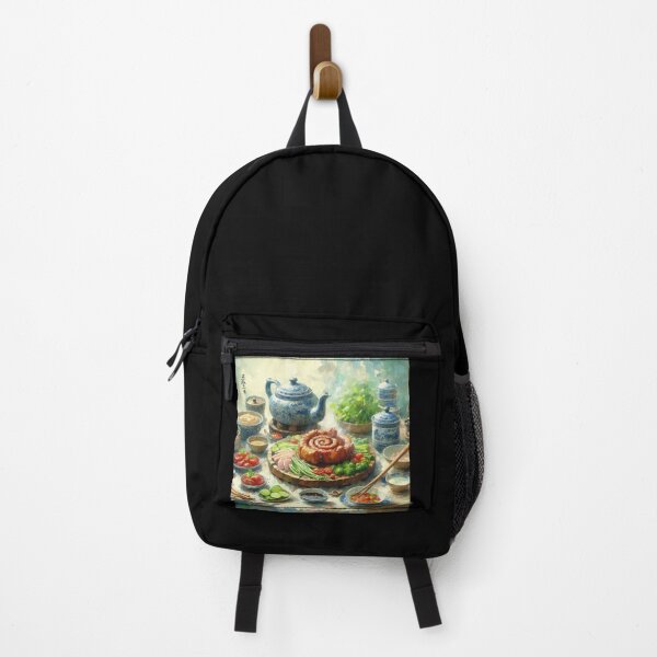 Artikelvorschau, Peking-Schweinefleisch-Impressionismus-Kunststil entworfen und verkauft von artofuniverse.