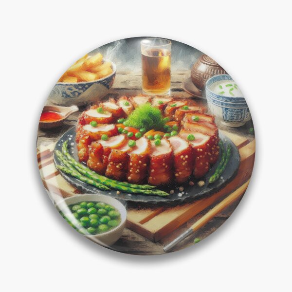 Artikelvorschau, Peking-Schweinefleisch-Impressionismus-Kunststil entworfen und verkauft von artofuniverse.