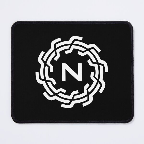 Item preview, Abstract mechanical shape letter N emblem designed and sold by rasagamastore.