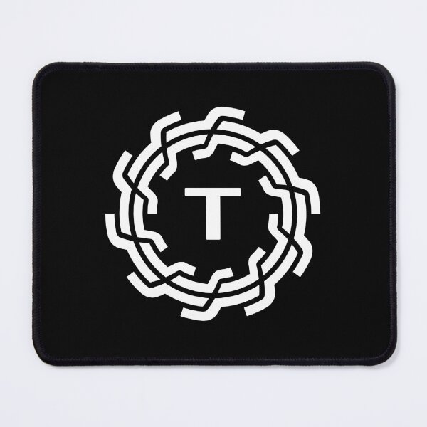 Item preview, Abstract mechanical shape letter T emblem designed and sold by rasagamastore.