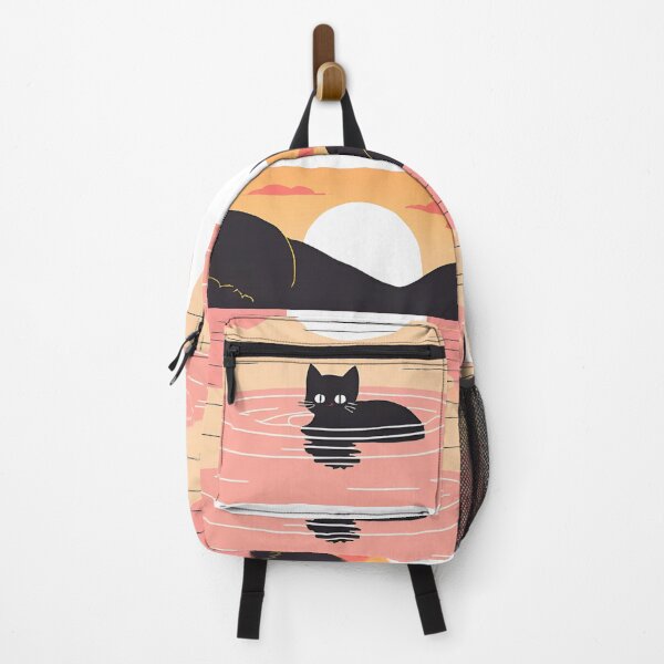 Item preview, Swimmer Cat , Black Cat Swimming In The Lake. designed and sold by DotisDreams.