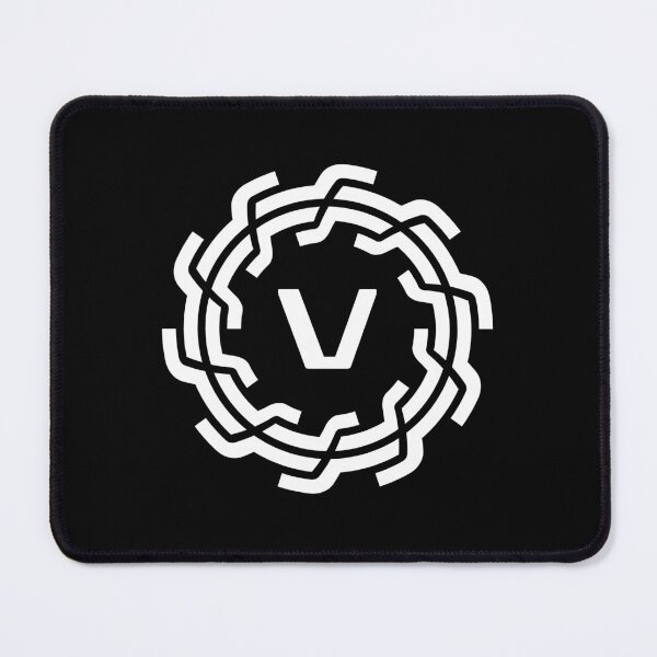 Item preview, Abstract mechanical shape letter V emblem designed and sold by rasagamastore.