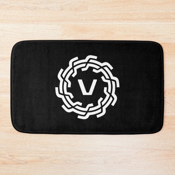 Item preview, Abstract mechanical shape letter V emblem designed and sold by rasagamastore.