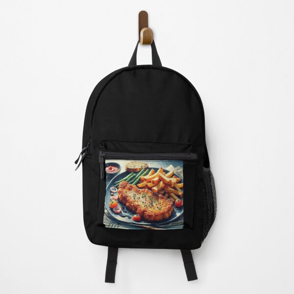 Item preview, Pork Schnitzel Impressionism Art Style designed and sold by artofuniverse.