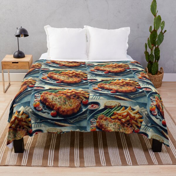 Item preview, Pork Schnitzel Impressionism Art Style designed and sold by artofuniverse.
