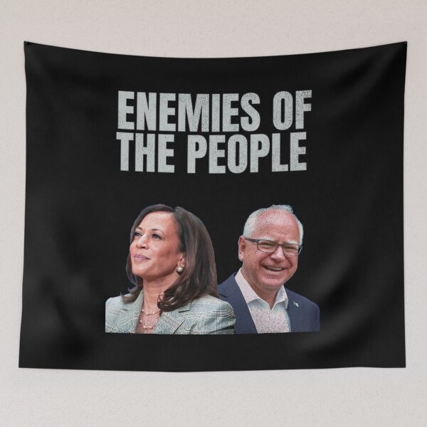 Item preview, Enemies of the People Anti Harris Walz designed and sold by SenanDan.