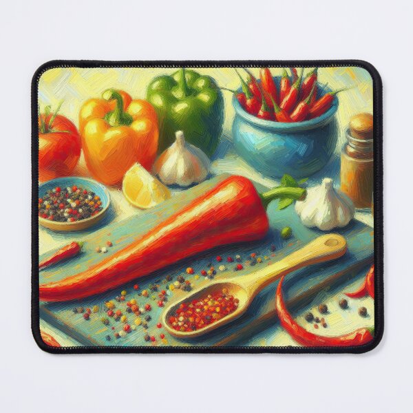 Item preview, Chili Impressionism Art Style designed and sold by artofuniverse.