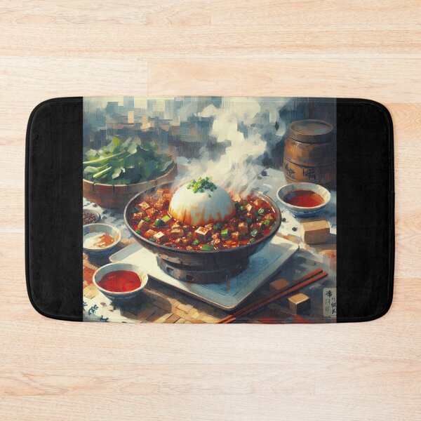 Item preview, Sichuan Mapo Tofu Impressionism Art Style designed and sold by artofuniverse.