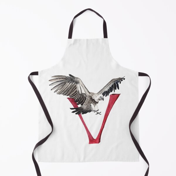 Item preview, v is for white backed vulture animal alphabet letter designed and sold by ChaseWilderness.