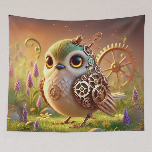 Item preview, Steampunk Dickcissel designed and sold by Sillytoe.