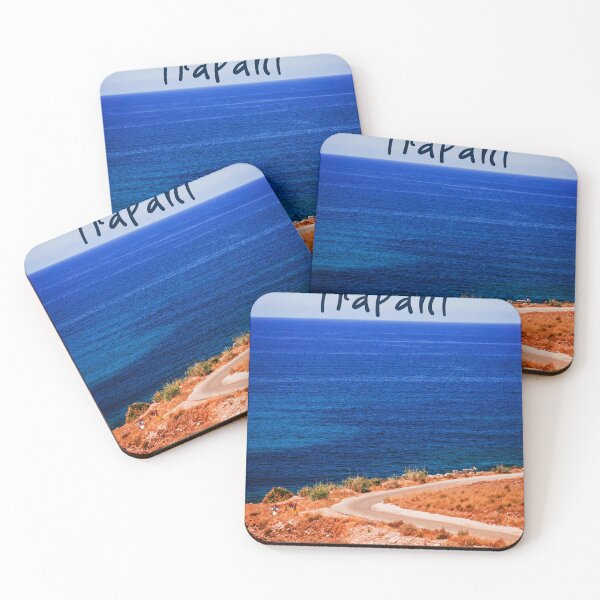 Item preview, San Vito Lo Capo, Trapani, Sicilia beach road photo designed and sold by EmeraldeaArt.