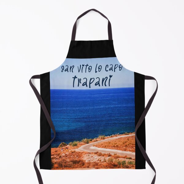 Item preview, San Vito Lo Capo, Trapani, Sicilia beach road photo designed and sold by EmeraldeaArt.