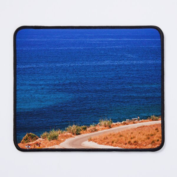 Item preview, San Vito Lo Capo, Trapani, Sicilia beach road photo designed and sold by EmeraldeaArt.