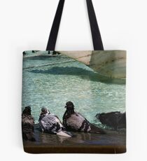 A Day At The Swimming Pool Tote Bag
