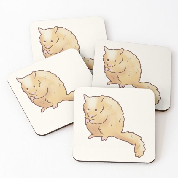 Item preview, Cute Golden Brushtail Possum art designed and sold by Artofmayara.