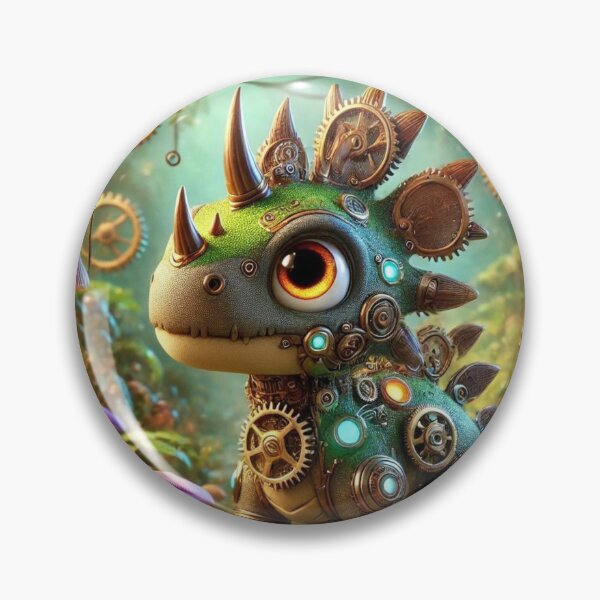 Item preview, Steampunk Dilophosaurus designed and sold by Sillytoe.