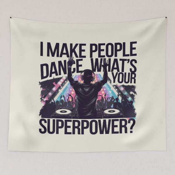 Item preview, DJ Superpower designed and sold by Firas Aljazzar.