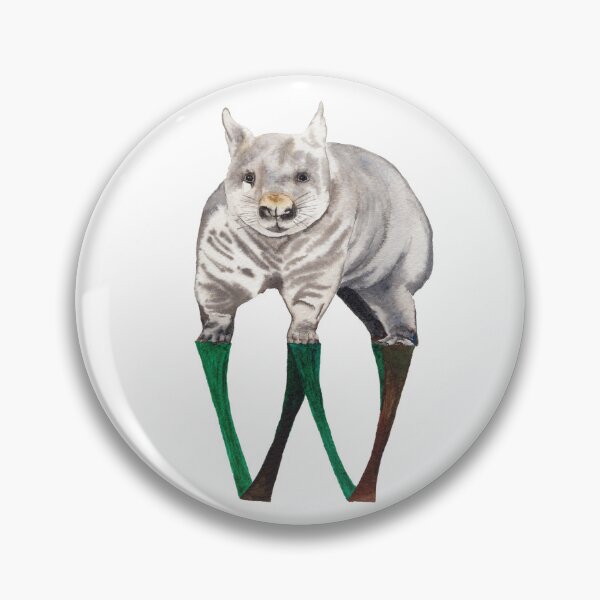 Artikelvorschau, W steht für Wombat, Aquarell-Tieralphabetbuchstabe entworfen und verkauft von ChaseWilderness.
