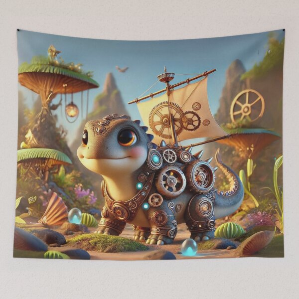 Item preview, Steampunk Dimetrodon designed and sold by Sillytoe.