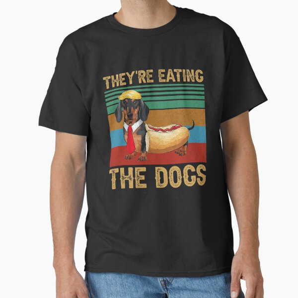 Item preview, They're Eating The Dogs Retro, Funny Dachshund Weiner Gift designed and sold by silversteinade.