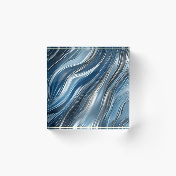 Item preview, Liquid Blue Metal Flow designed and sold by Have Mercy.